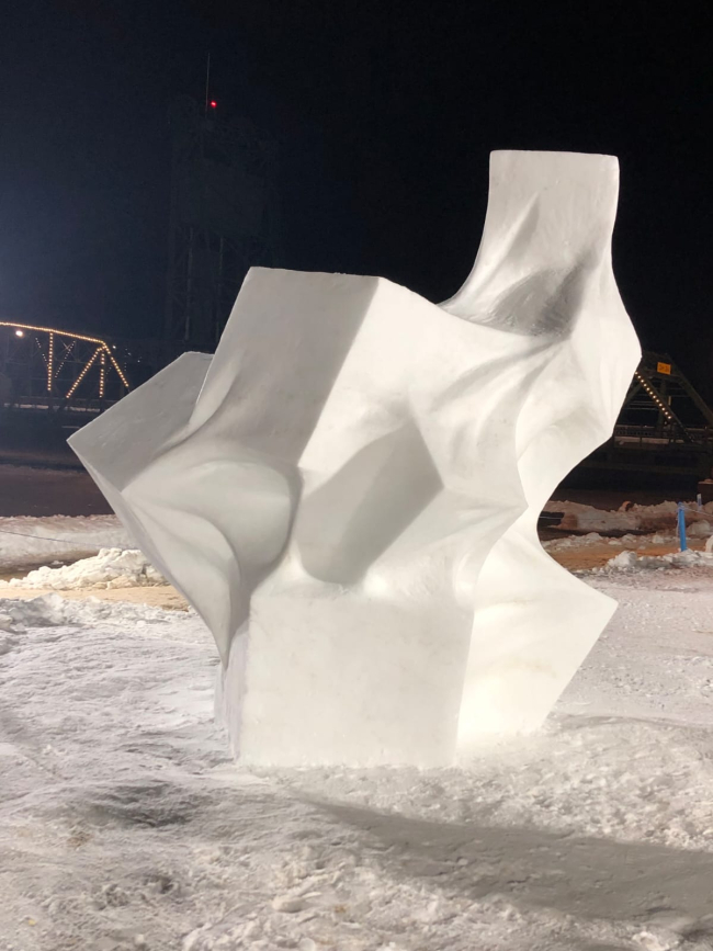 Türk Heykel Takımı, Kar Heykel Şampiyonası'nda dünya 3'üncüsü oldu